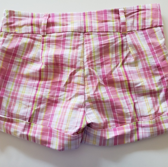 2 for $20 Plaid Patterned Pink Shorts - Small - Picture 3 of 3